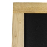 thumbnail of Securit® Stoepbord "Nature" - Naturel - Hout met natuurlijke rustieke afwerking - 70x135cm