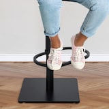 thumbnail of Banco de bar Damaso com revestimento em tecido marrom/preto