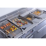 thumbnail of METRO PROFESSIONAL Gas Rostbräter Aufsatzgerät GGCB1700, Edelstahl, 35.6 x 51 cm, 7 kW, gewellt