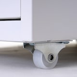 thumbnail of Décoshop26 - Caisson à tiroirs rangement bureau sur roulettes 69x28x41cm 6 tiroirs en acier blanc 04_0004357