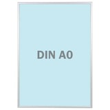 thumbnail of Wechselrahmen Outdoor, DIN A0, Schutzfolie mit UV-Filter, silber