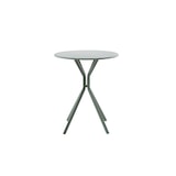 thumbnail of Mesa bistro METRO PROFESSIONAL, Asmira, acero, Ø 60 x 72 cm, redonda, verde aguacate