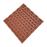 thumbnail of Arquiservi - Pack Ahorro Loseta de Caucho Exterior Rojo 50x50x40mm (32UD/8m2) Suelo Antideslizante y Drenante para Parques y Terrazas