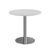 thumbnail of Säulentisch - rund - 750 x Ø 1000 mm - chrom/weiß 338531