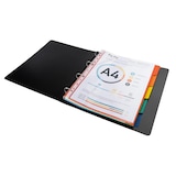 thumbnail of Exacompta 2105E 50x Register aus Recyclingkarton 220g, 5 Positionen, für Format DIN A4+ - Farben sortiert