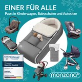 thumbnail of MONZANA® Baby Fußsack Premium Grau