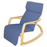 thumbnail of Relax Fauteuil Schommelstoel met Voetsteun Mod. ZEN BLAUW van Yelloo