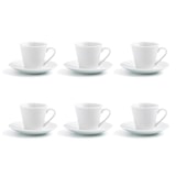 thumbnail of Quid Lot De 6 Tasses Avec Sous-Tasse En Porcelaine 9 Cl Renova Blanca