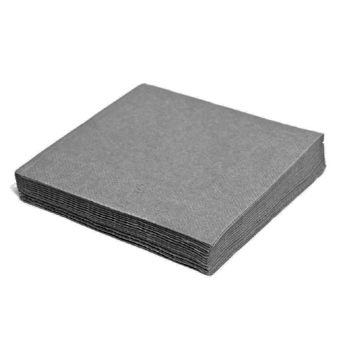 1200 Servietten PAP 1-lagig grau 33 x 33 cm