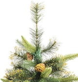 thumbnail of vidaXL Künstlicher Weihnachtsbaum Klappbar mit Zapfen 210 cm