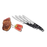 thumbnail of Lagostina set 4 coltelli bistecca, prestigiosi colteli in acciaio forgiato, qualità professionale