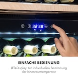 thumbnail of Klarstein Vinsider 41 Built-in Duo Onyx Einbau-Weinkühlschrank 41 Fl 2 Zonen Schwarz