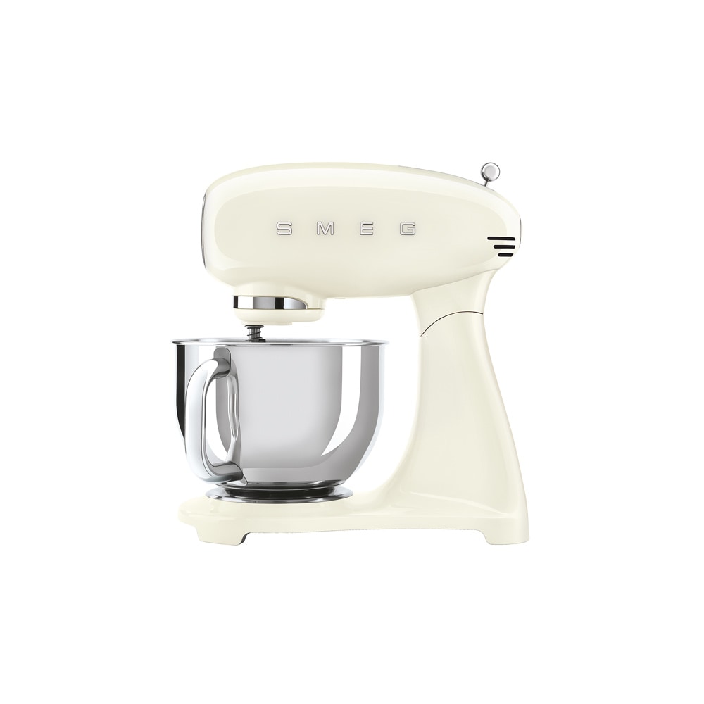 Robot pâtissier Année 50 4,8 l crème -  Beige Autre Plastique Smeg 40.2x22.1 cm