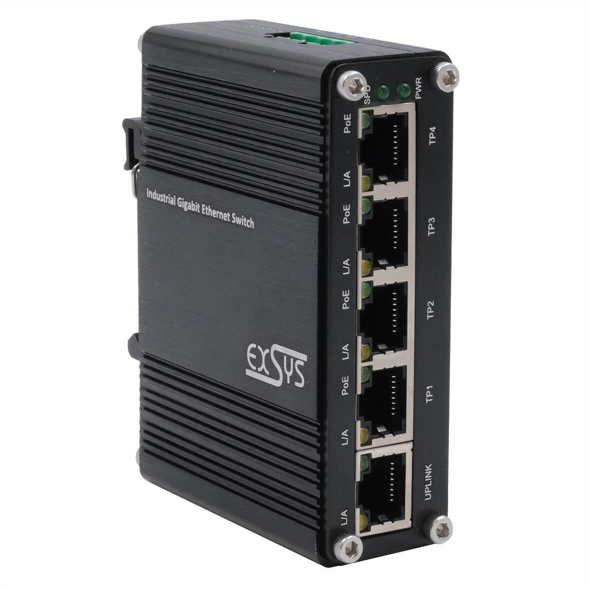 EXSYS EX-62020PoE 5-Port Industrie Ethernet Switch PoE