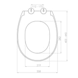 thumbnail of Belvit WC Design Sitz Absenkautomatik Softclose Toilettensitz Duroplast Weiß