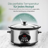 thumbnail of Emerio Slowcooker 240W - 3.5L - Warmhoudfunctie - Digitaal Display - 3 Warmte Instellingen - Transparante Glazen Deksel - Cool Touch - SC-129406