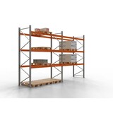 thumbnail of PROREGAL Palettenregal | Tall | HxBxT 350x565x110cm| Fachlast 2000 kg | 3-Ebenen | Grundfeld