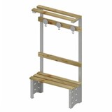 thumbnail of Panca arredo spogliatoio verniciata con portaborse cm. 100