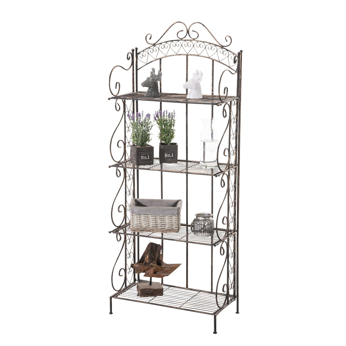 Standregal Antje aus Eisen bronze