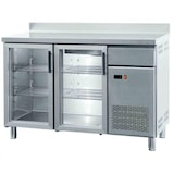 thumbnail of Tavolo frontale refrigerato con 2 porte in vetro - 220W - 1492x600x1050mm