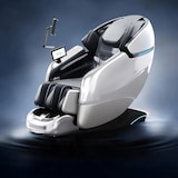 thumbnail of Luxus 4D Ganzkörper Massagesessel mit intelligenter SL-Schiene, Wärmetherapie, Bluetooth & Tiefenmassage Weiß L155xB76xH116cm /GH-G6Bai/