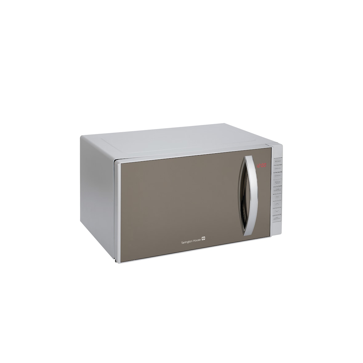 Tarrington House 3 in 1 Mikrowellengrill MWD4823GC, Edelstahl/Glas, 48.5 x 40.5 x 29.3 cm, 23 L, Ø 27 cm, Timer, 800 W, silber