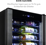 thumbnail of Klarstein Vinomatica 36 Uno Weinkühlschrank 95l Touch-Bedienfeld 85W 4-18 °C Schwarz