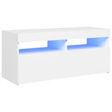 thumbnail of vidaXL TV-Schrank mit LED-Leuchten Weiß 90x35x40 cm