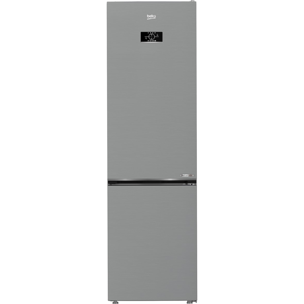 Beko, Frigorifero Combi, Acciaio, Dimensioni HxLxP:203,5x59,5x66,3, Classe D, Total NF, colore Metallo