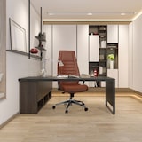 thumbnail of Silla de oficina / silla ejecutiva VITORO piel sintética marrón hjh OFFICE