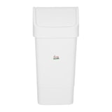 thumbnail of Papelera Syr con tapa abatible blanca de 50 l