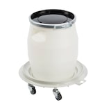 thumbnail of GILAC Fût + genouillère métal + couvercle - 30 L - Blanc G173421