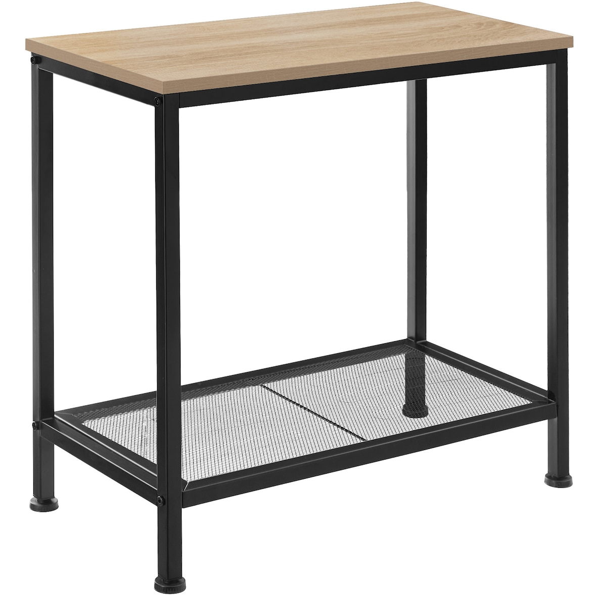 tectake Mesa auxiliar Filton 60x30,5x60,5cm  Madera Industrial Clara, Roble Sonoma