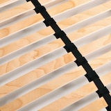 thumbnail of Sommier à lattes sans matelas avec 28 lattes 7 zones 140x200 cm Modèle Gervélis