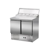 thumbnail of Skyrainbow Saladette/Zubereitungstisch 2 Türen, Unterbaukühlung, 90x70