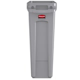 thumbnail of Rubbermaid Slim Jim Mülleimer mit Belüftungskanälen | 87 Liter, HxBxT 76,2x28x56cm | Grau von PROREGAL