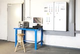 thumbnail of SimonRack Mesa de Trabajo Taller, 1800x730 mm, Tablero Metal, Capacidad Carga 600 kg, Azul - BT-6