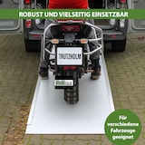 thumbnail of TRUTZHOLM 1x Eventrampe 305 cm Traglast 600kg Alu grau geriffelt Rampe Auffahrrampe Verladerampe