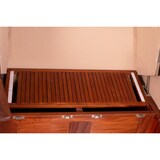 thumbnail of Strandkorb Komplettset - bene living - Schaalsee Mahagoni - PE grau - Modell 510 - inkl. Liftersystem