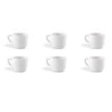 thumbnail of Excelsa set de 6 tazas de café Eclipse de porcelana 7 cl blanco