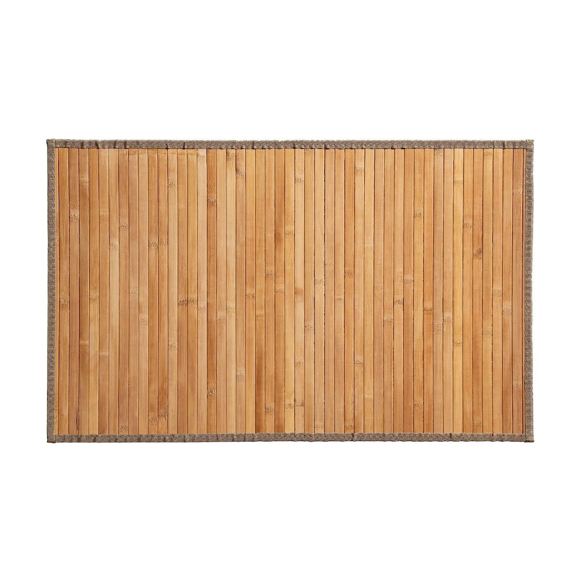 Tapis Bambou à lattes Beige 50 x 80 cm