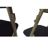 thumbnail of Chaise pliante gamme 'Prestige' Noir et Or - 48,8 x 46,4 x 83,8cm - Furnitrade