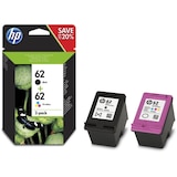 thumbnail of HP 62 inkt cartridge 2-pack blk/tri-color blis