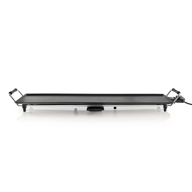 Plancha Teppanyaki 90 Cm 1800w Noir Revêtement Anti-adhérent 90 X 23cm Usage Non Intensif Nedis