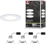 thumbnail of Paulmann LED Einbauleuchte 3-Step-Dim Nova Coin Basisset starr IP44 rund 78mm  Coin 3x6W 3x470lm 230V dimmbar 2700K Weiß matt 93496