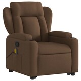 thumbnail of vidaXL Massagesessel mit Aufstehhilfe Braun Stoff