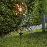 thumbnail of LED Solarstab FEUERWERK Gartendeko 90 warmweiße LED H: 100cm Dämmerungssensor