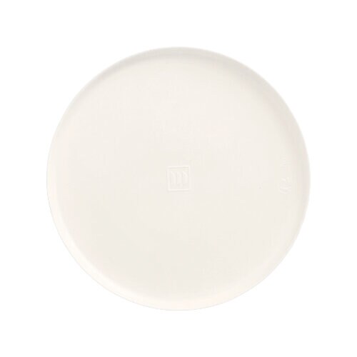 25 Teller Zuckerrohr `pure` Ø 16 cm · 1 cm weiss `Cella`