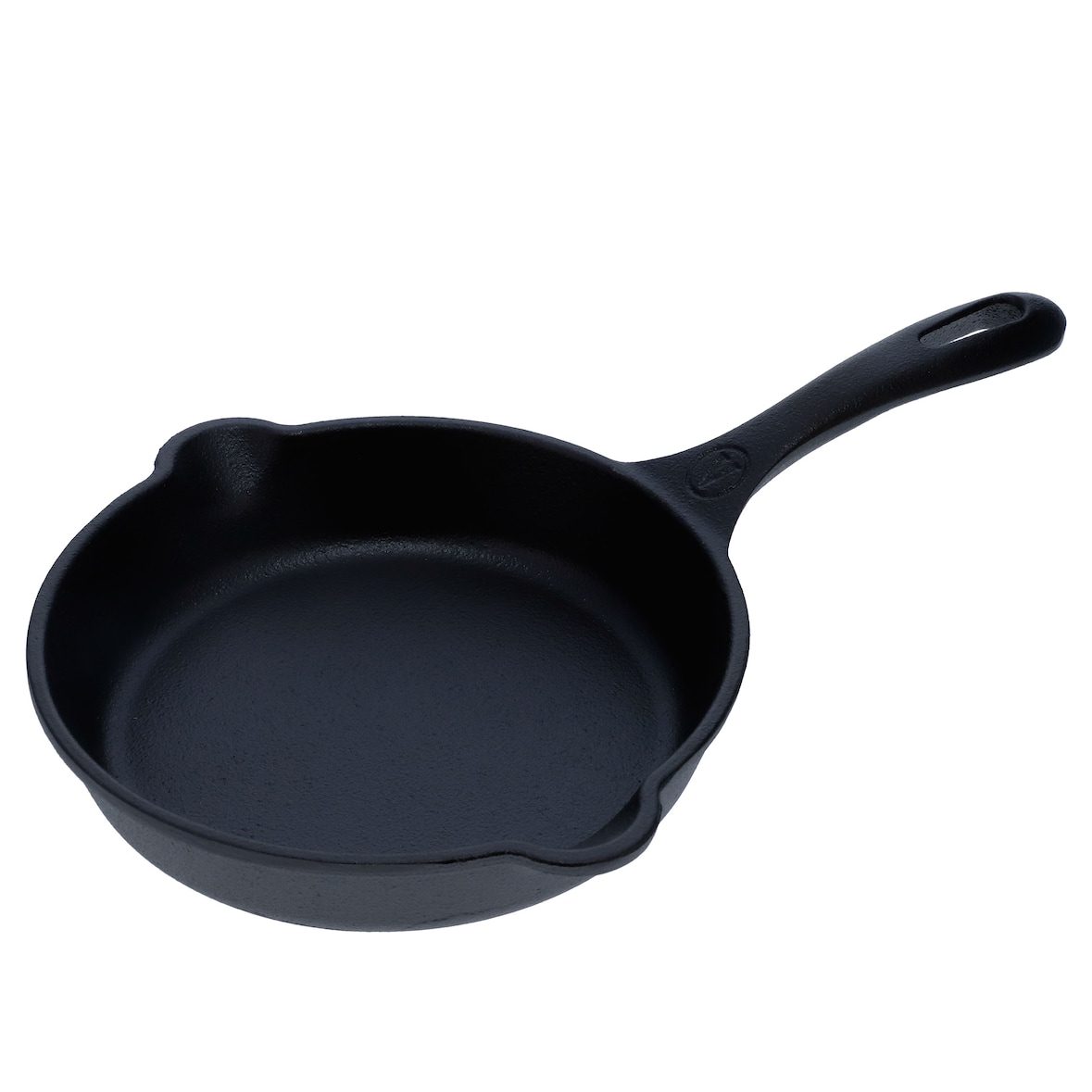 Victoria Sartén Hierro Fundido Curado Inducción 16,5cm, Apta Fuego, Barbacoa, Horno Cast Iron Skillet, VIC-35969, Negro
