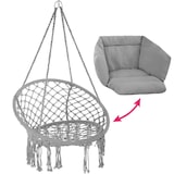 thumbnail of tectake Cadeira suspensa GRAZIA - Cinzento